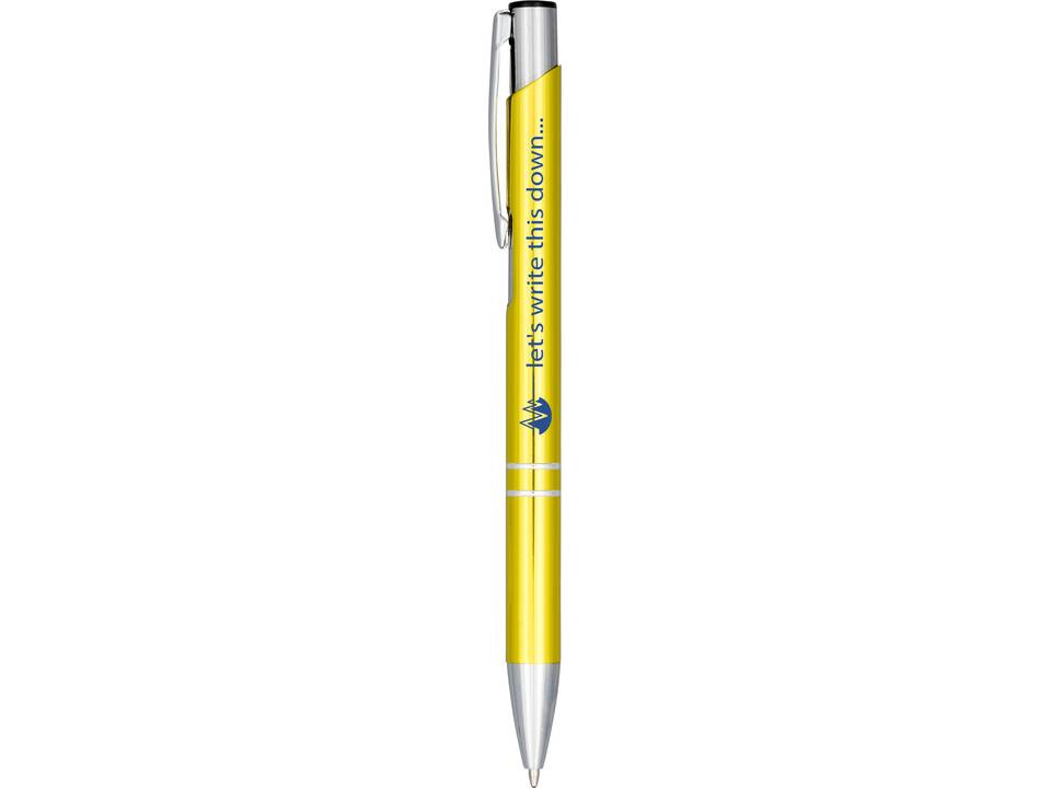 Moneta geanodiseerde aluminium balpen met klikmechanisme 16