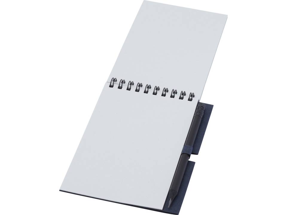 Luciano Eco ringband notitieboek met potlood - klein 11