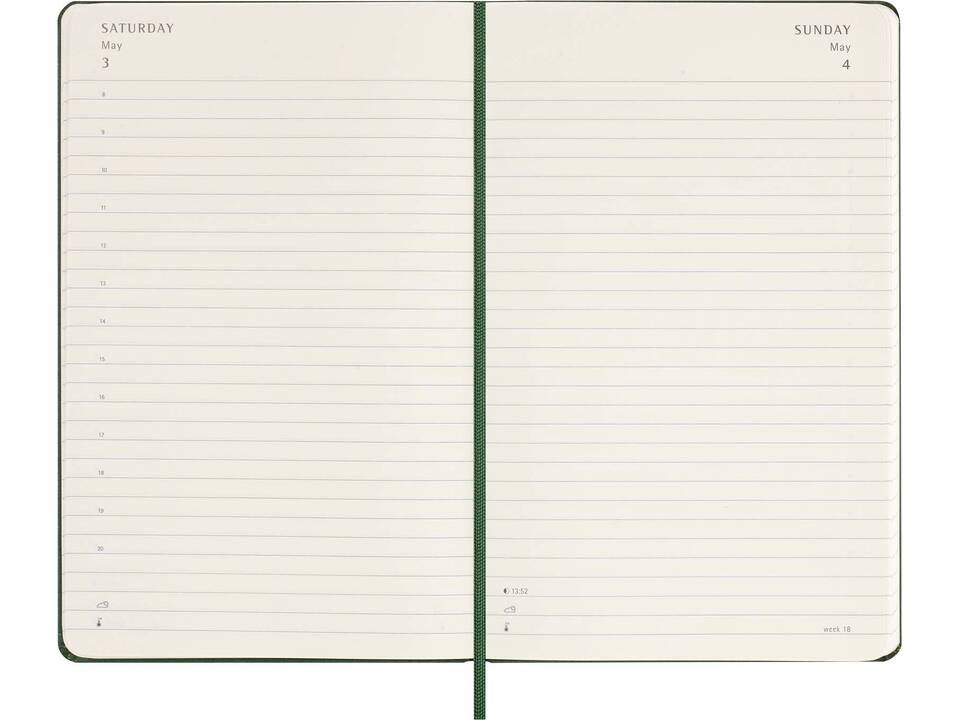 Moleskine 12M dagelijkse planner met harde kaft 3