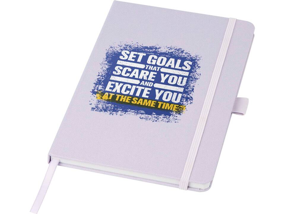 Notitieboek van gerecycleerd papier met gerecycleerde PET cover 28