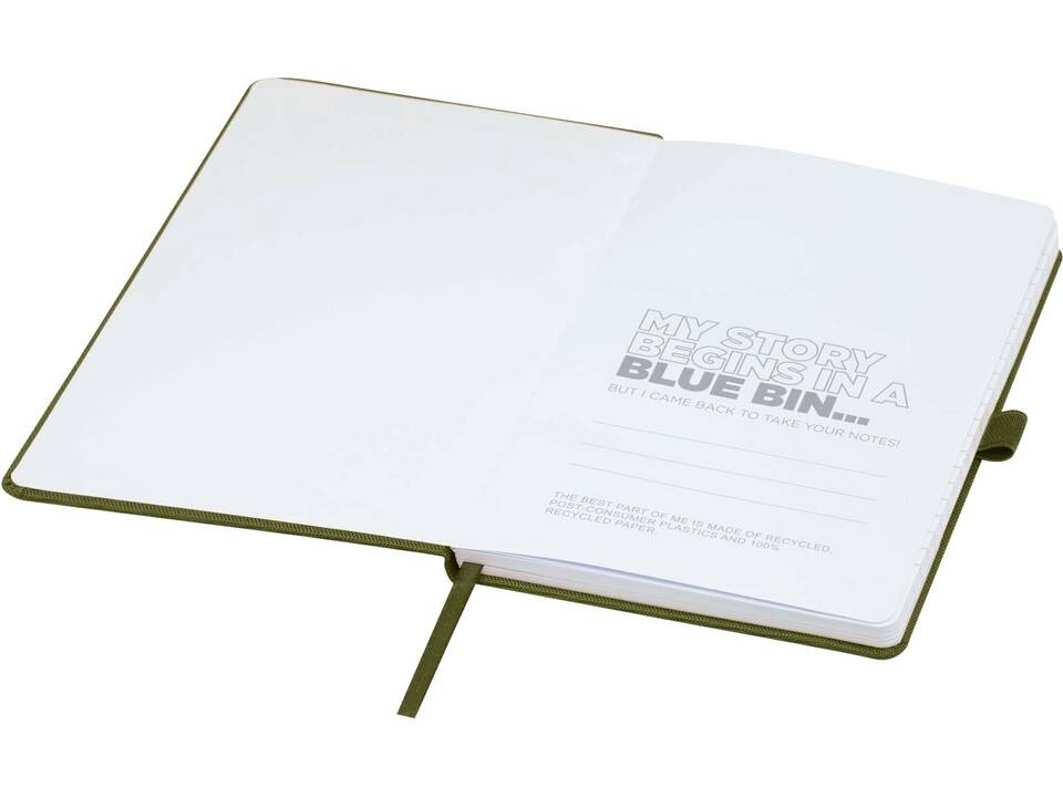 Notitieboek van gerecycleerd papier met gerecycleerde PET cover 20