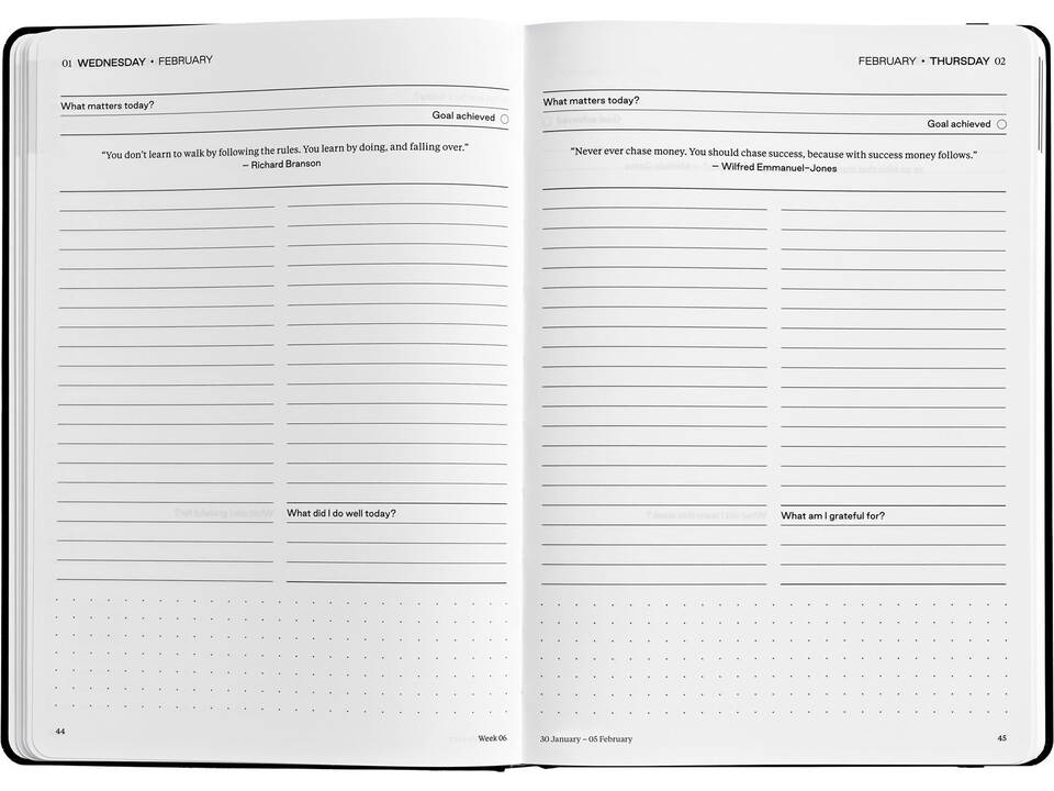 Karst® A5 dagplannerset met hardcover 3
