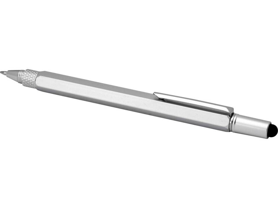 Dora multifunctionele pen van gerecycled aluminium 5