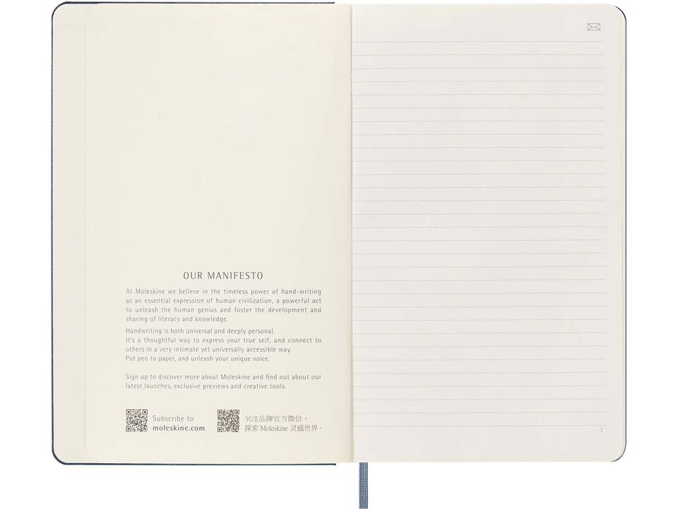 Moleskine Smart notitieboek - gelijnd L 4