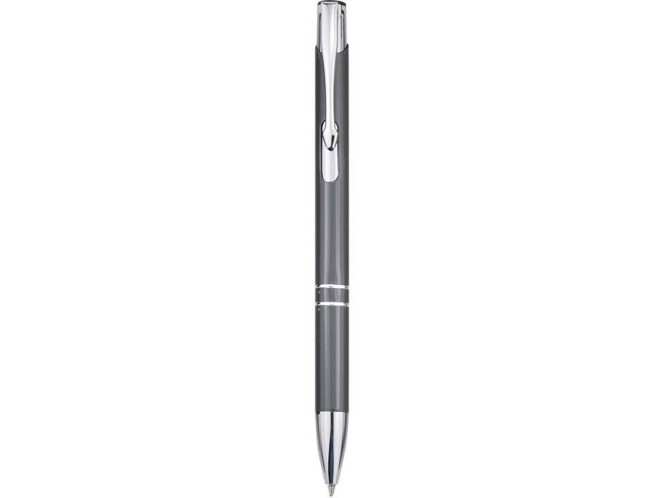 Moneta balpen van gerecycled aluminium (blauwe inkt) 36