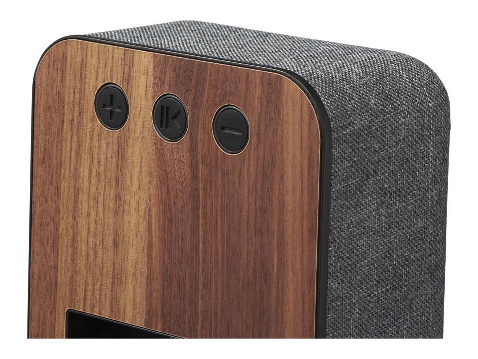 Shae stoffen en houten Bluetooth luidspreker 1