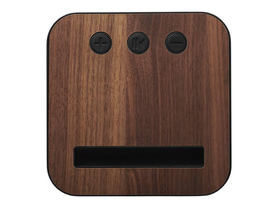 Shae stoffen en houten Bluetooth luidspreker 3