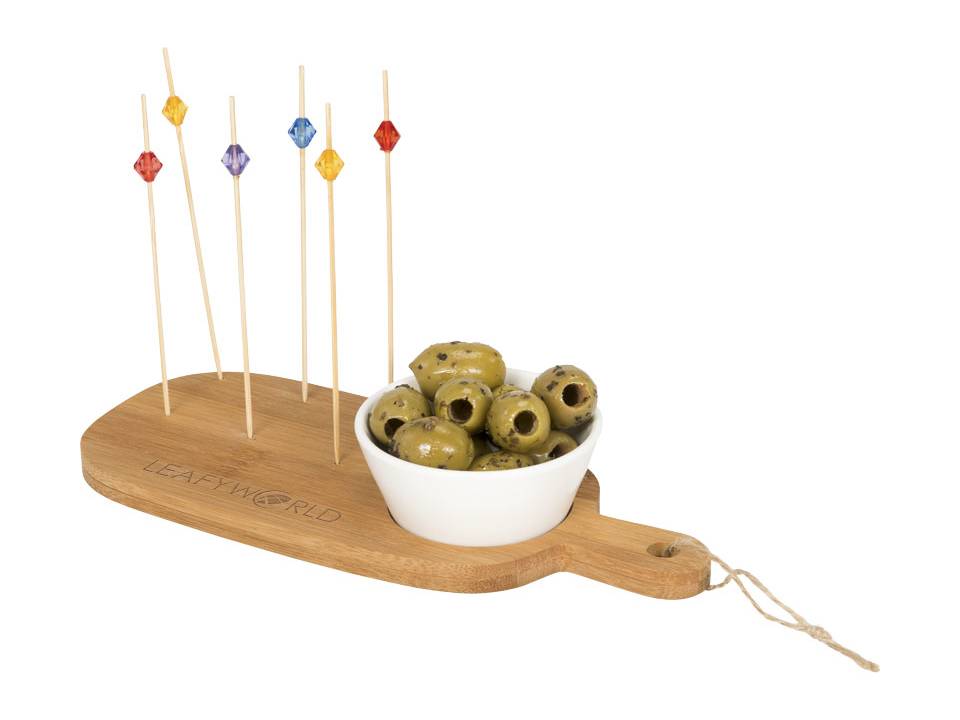 Aperitief set met gekleurde cocktailstokjes 4