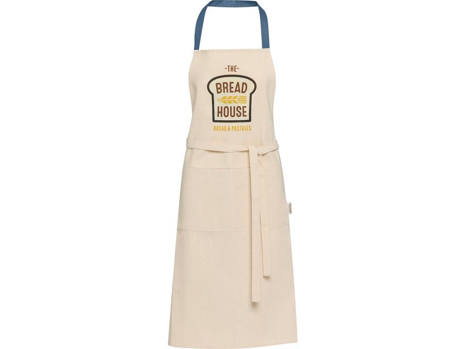 Nia schort van 200 g/m² gerecycled katoen 12