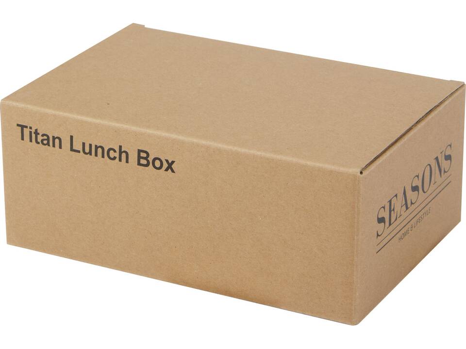 Titan lunchtrommel van gerecycled roestvrij staal 1