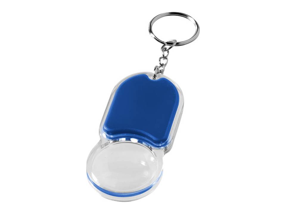 Sleutelhanger met vergrootglas 12