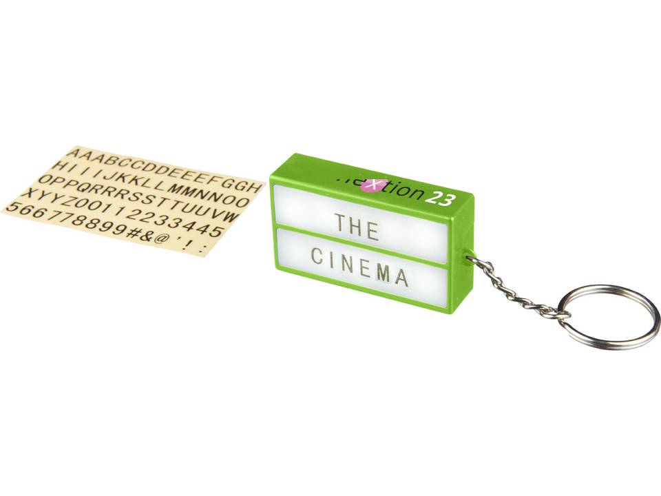 The Cinema lightbox sleutelhanger 7