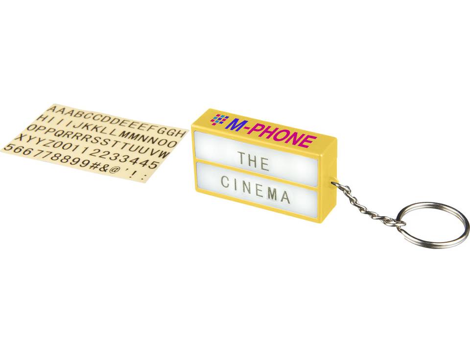 The Cinema lightbox sleutelhanger 5