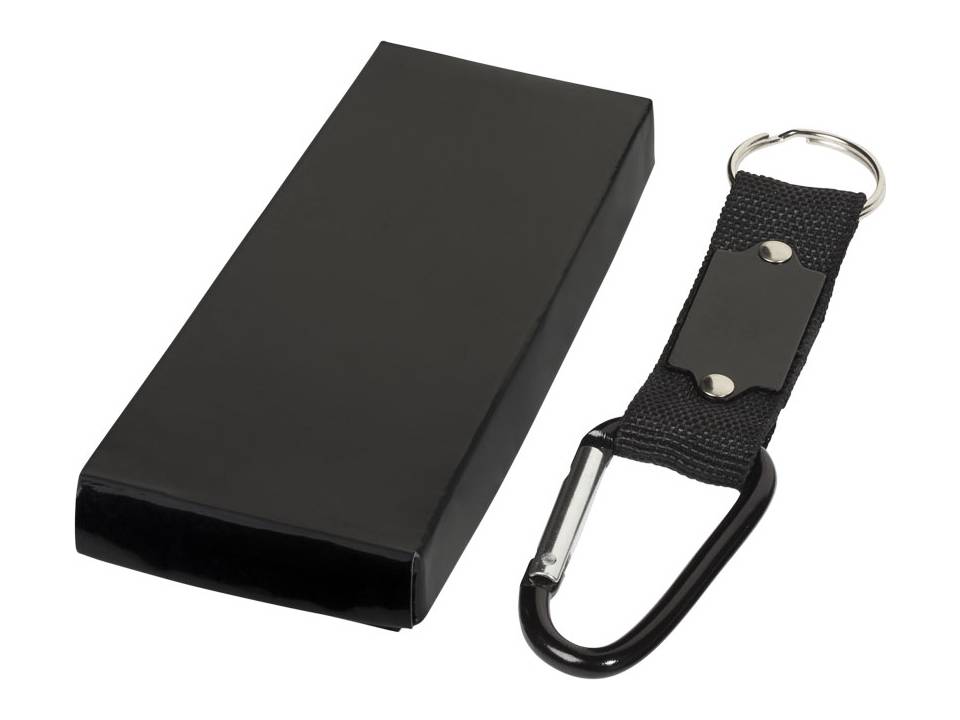 Sleutelhanger met karabijn in geschenk verpakking 3