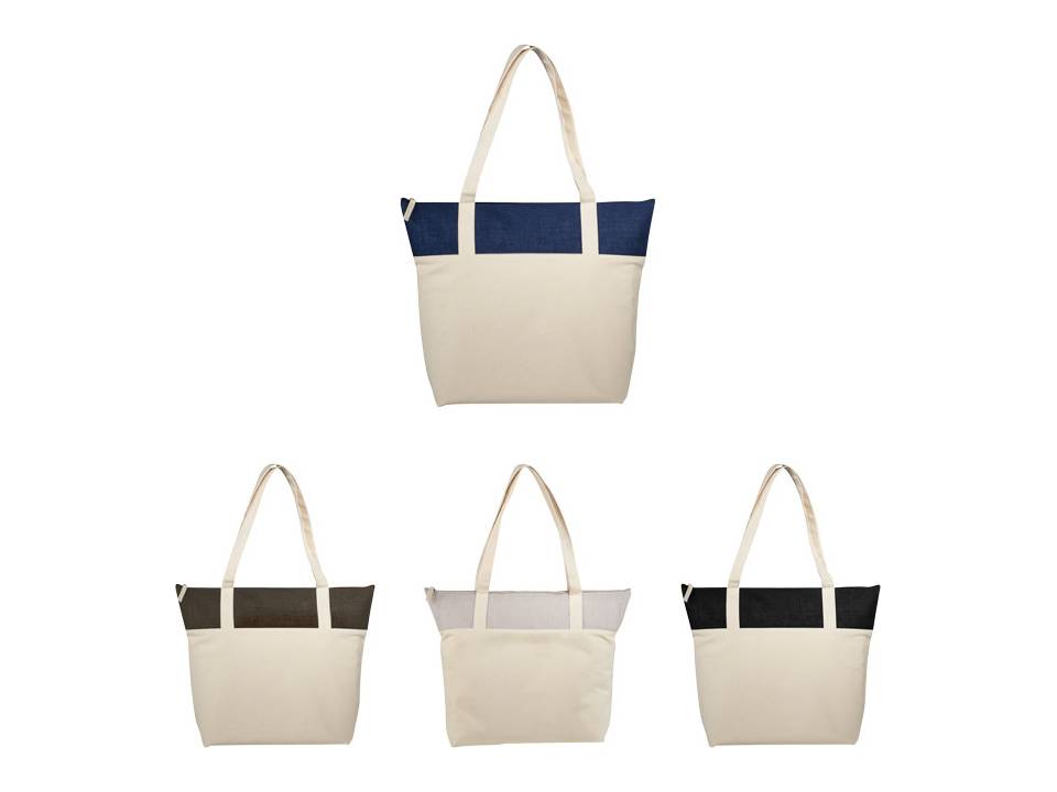 Jute en katoenen tas 1