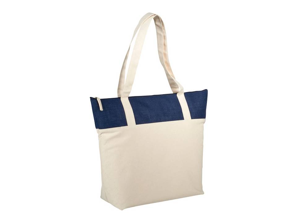 Jute en katoenen tas