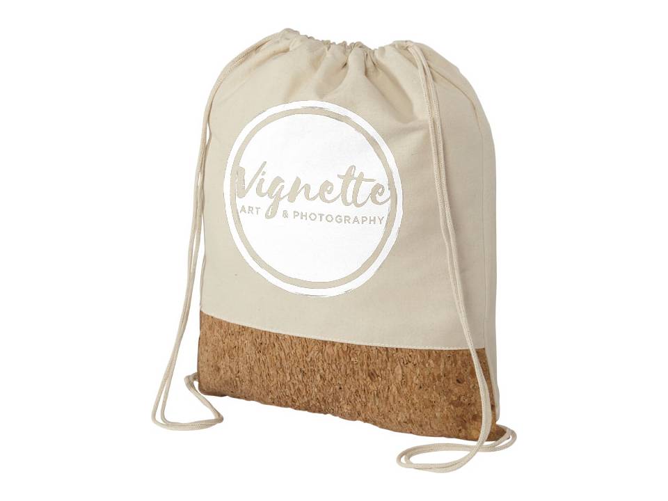 Katoenen rugzak met kurk 1