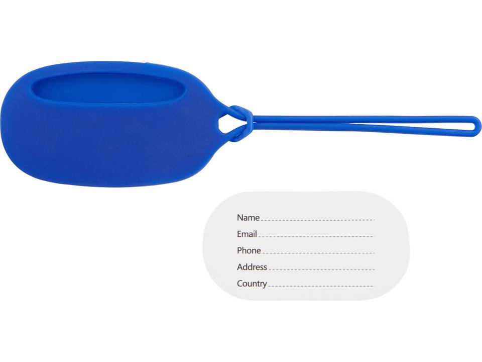 Bagagelabel met sluiting 8