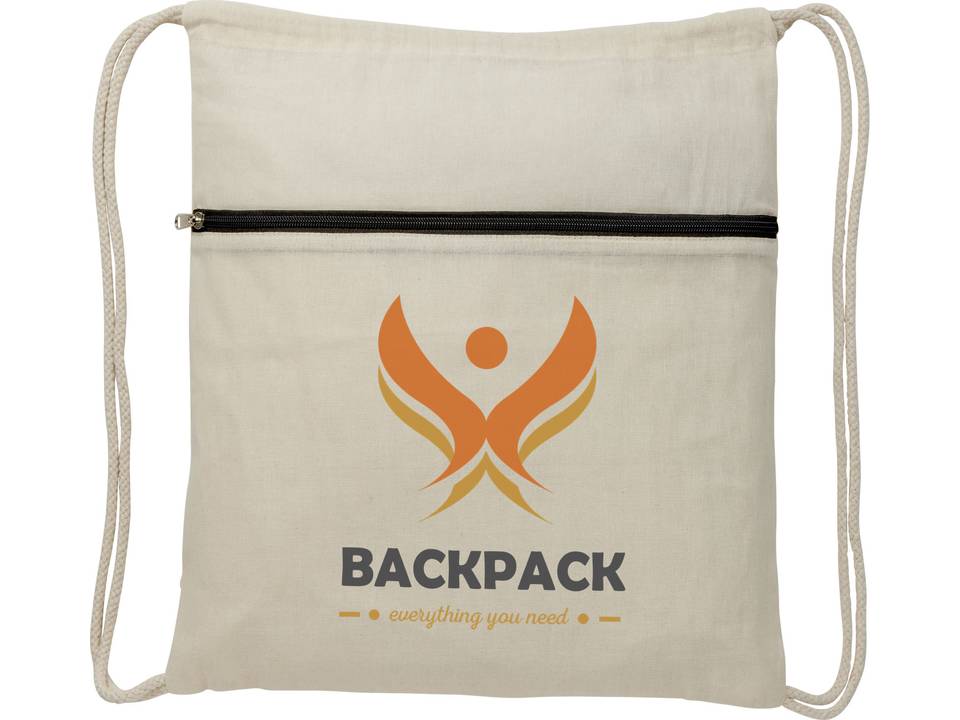 Oregon rugzak met trekkoord en ritssluiting 2