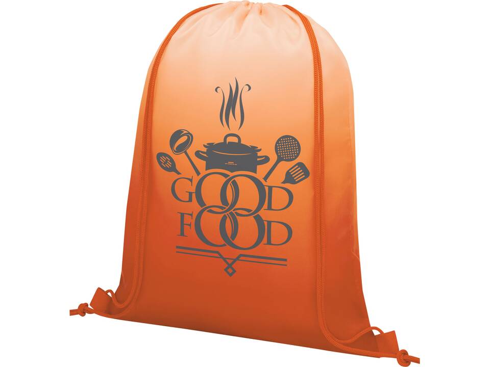 Oriole rugzak met kleurverloop en trekkoordsluting 12