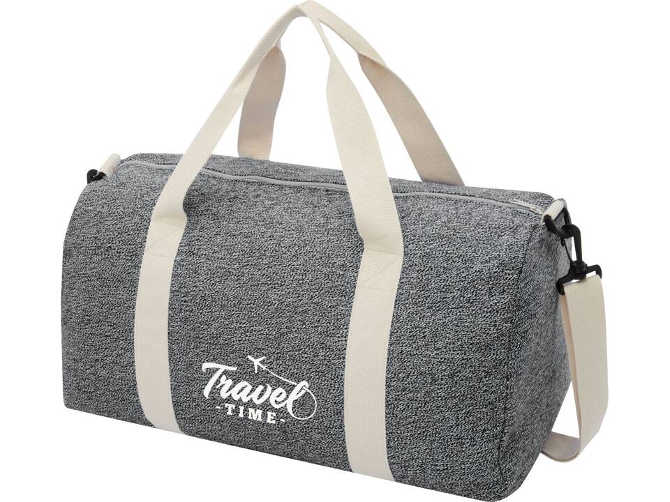Pheebs duffel bag van gerecycled katoen en polyester 10