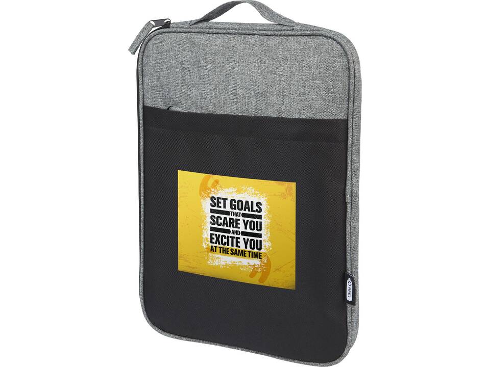 Reclaim GRS gerecyclede tweekleurige 14" laptophoes 2,5 L 1