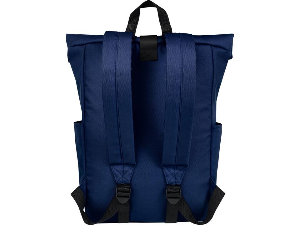 Byron 15,6" rugzak van GRS RPET met opgerolde bovenkant 18 L 45