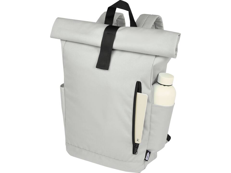 Byron 15,6" rugzak van GRS RPET met opgerolde bovenkant 18 L 60