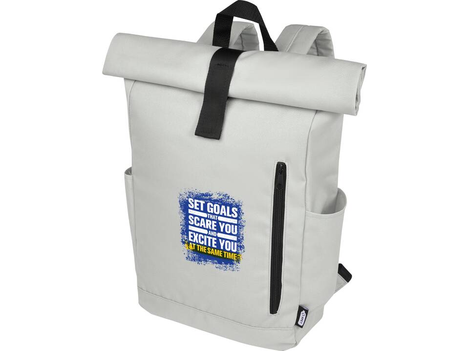Byron 15,6" rugzak van GRS RPET met opgerolde bovenkant 18 L 57