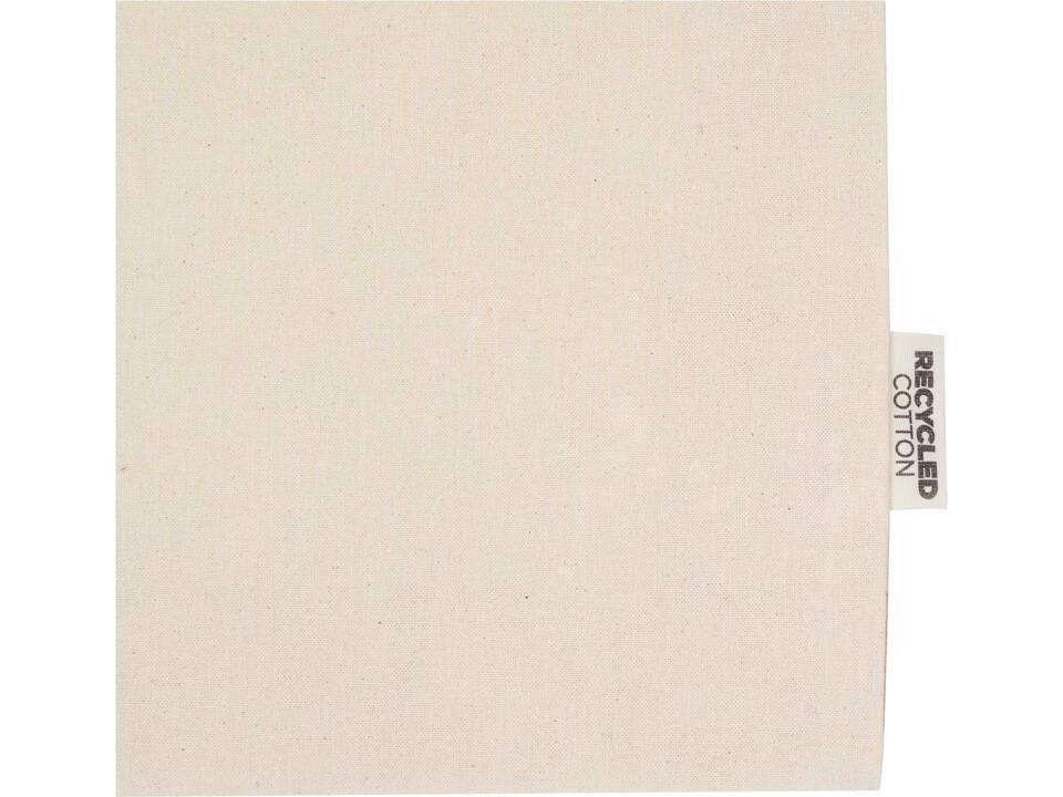 Madras draagtas van 140 g/m² GRS gerecycled katoen met inzetstuk 12