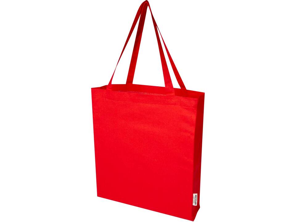 Madras draagtas van 140 g/m² GRS gerecycled katoen met inzetstuk 14