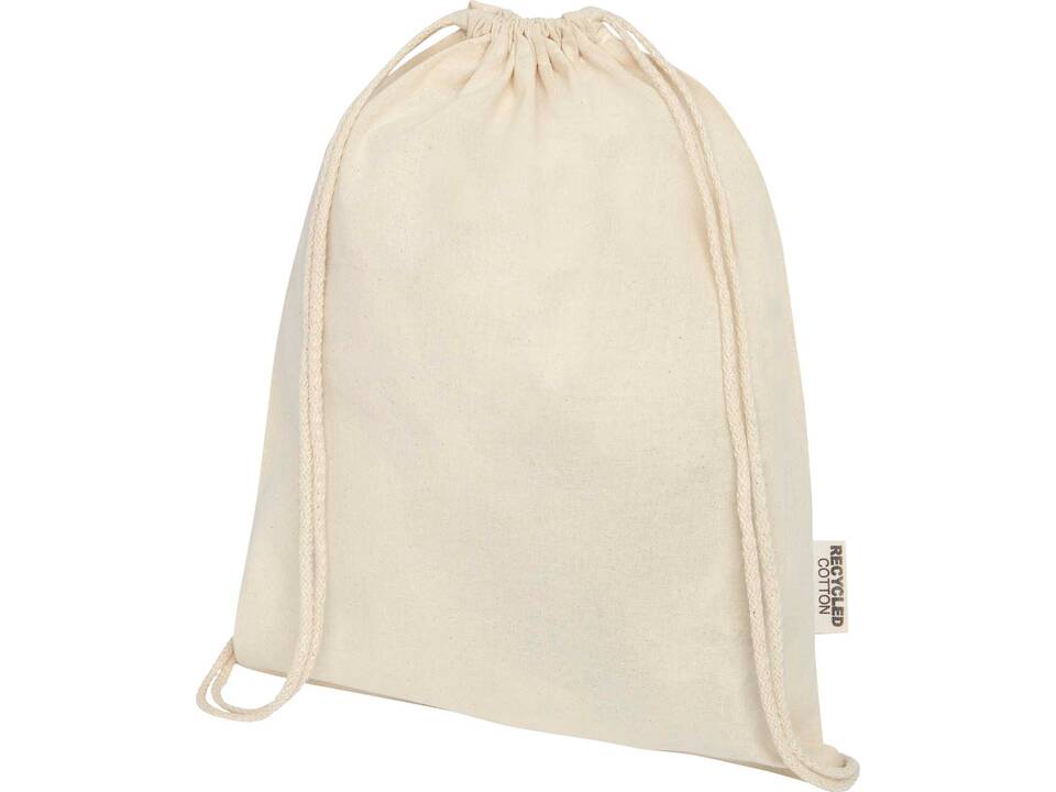 Oregon tas met trekkoord van 140 g/m² GRS gerecycled katoen 5