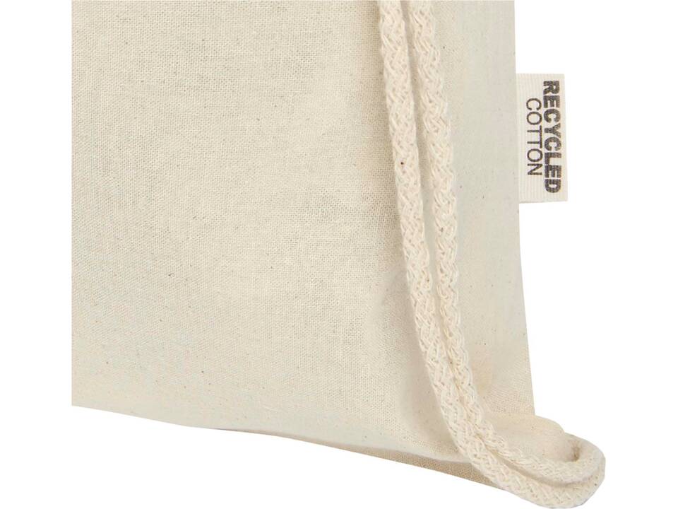 Oregon tas met trekkoord van 140 g/m² GRS gerecycled katoen 8