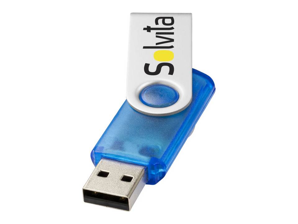 Rotate translucent USB - 4GB 8