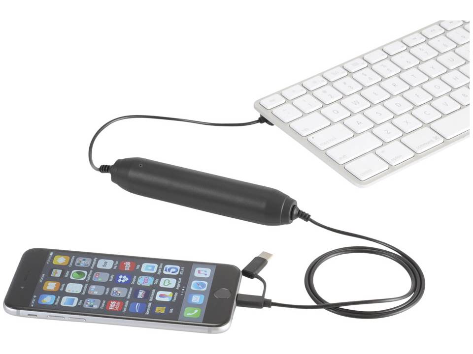 Path powerbank met 3 in 1 kabel - 2000 mAh 6