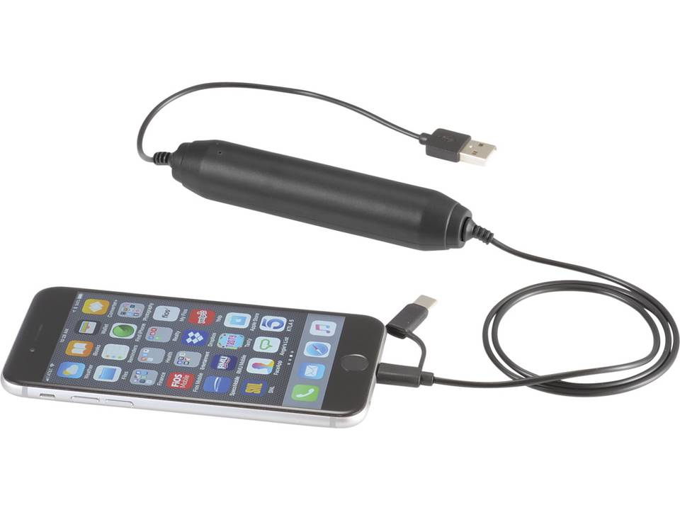 Path powerbank met 3 in 1 kabel - 2000 mAh 2