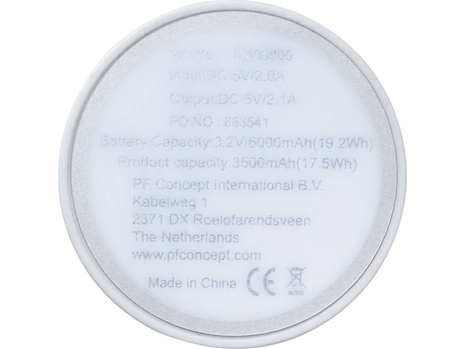 Powerbank met geïntegreerde MFi 2-in-1-kabel - 6000 mAh 9
