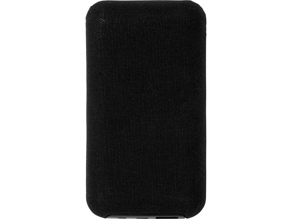 Draadloze powerbank van bamboe en stof - 6000 mAh 5