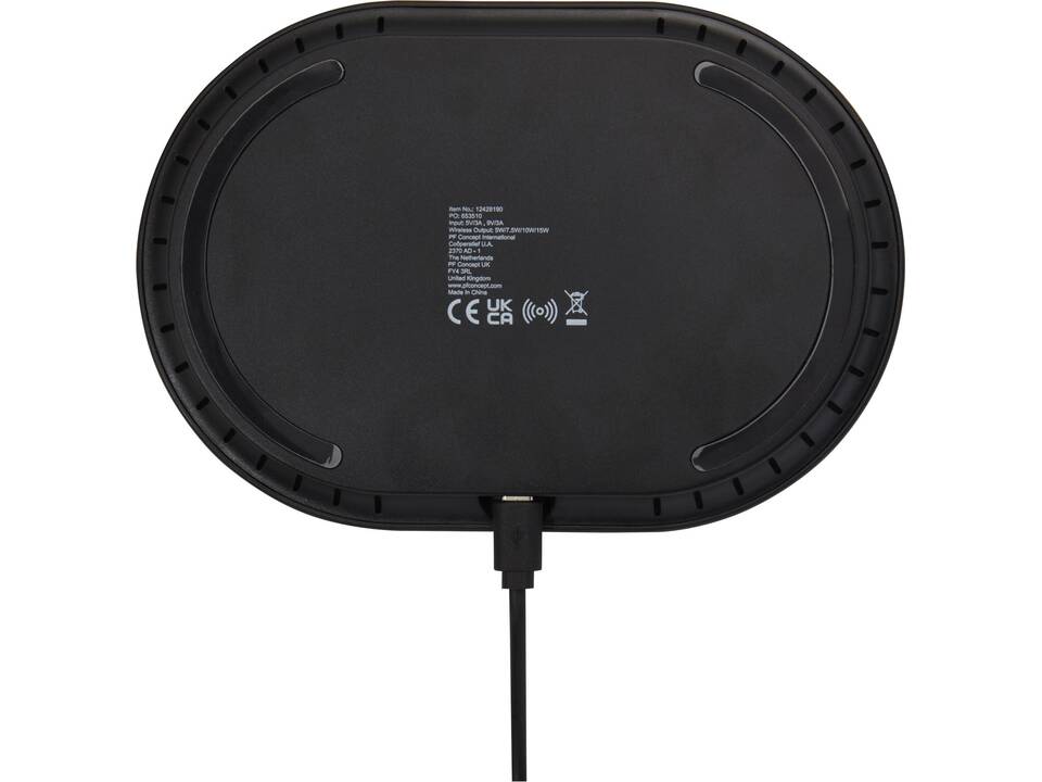 Ray draadloos oplaadstation met RGB mood light - 15W 4