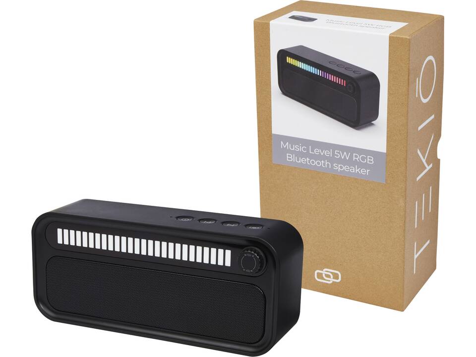 Music Level Bluetooth® speaker van 5 W met RGB sfeerlicht 3