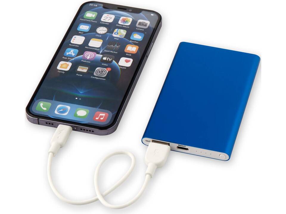 Pep type-C powerbank van 4000 mAh van gerecycled aluminium 12