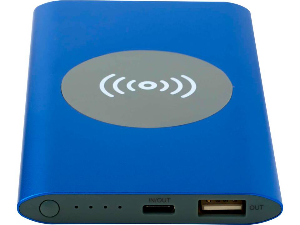 Juice type-C draadloze powerbank van 4000 mAh van gerecycled aluminium 13