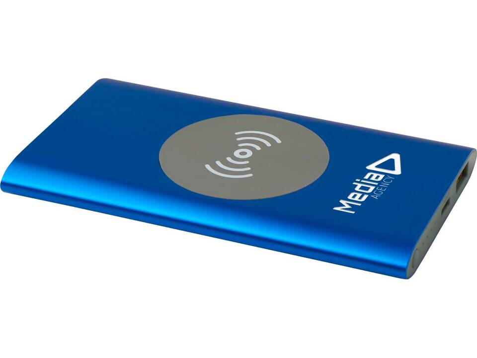 Juice type-C draadloze powerbank van 4000 mAh van gerecycled aluminium 9