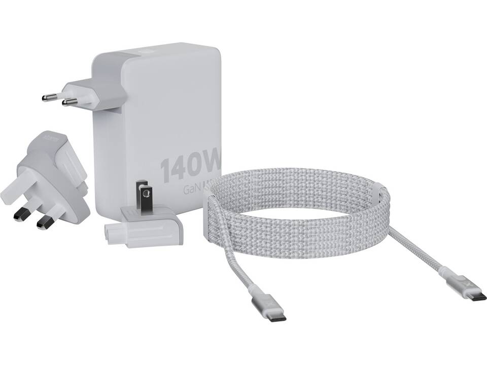Xtorm XVC2140 GaN Ultra reislader van 140 W met USB-C PD kabel 240 W 6