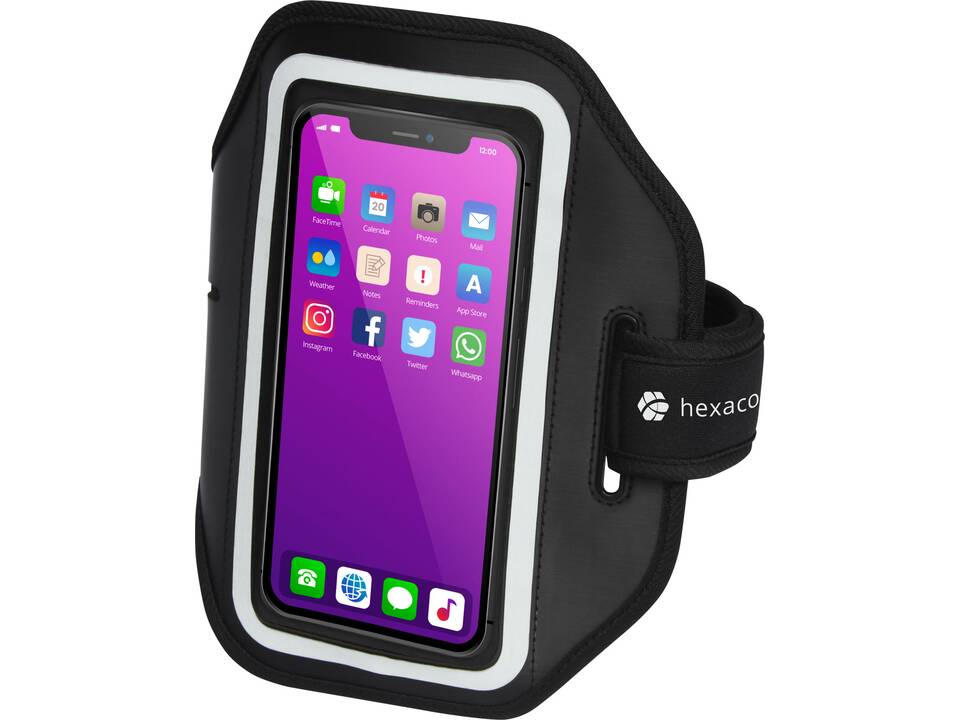 Reflecterende smartphone-armband 1