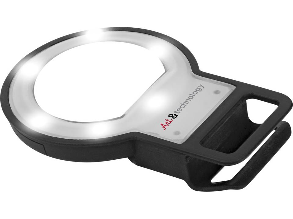 Spiegel met flitslamp 1