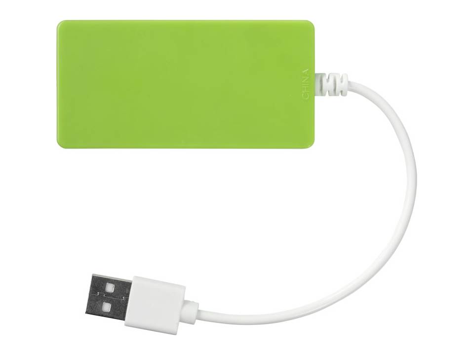 Baksteenvormige USB Hub 4
