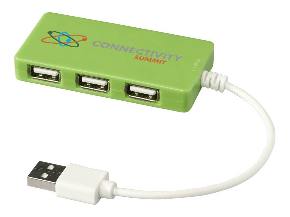 Baksteenvormige USB Hub 5