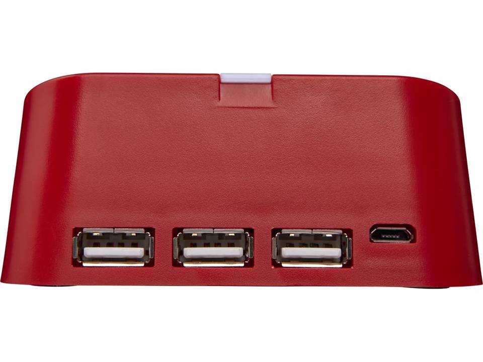 3-in-1 USB hub en telefoonstandaard 9