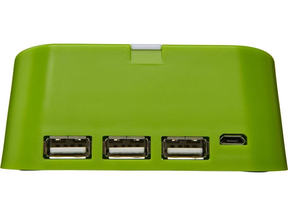 3-in-1 USB hub en telefoonstandaard 16